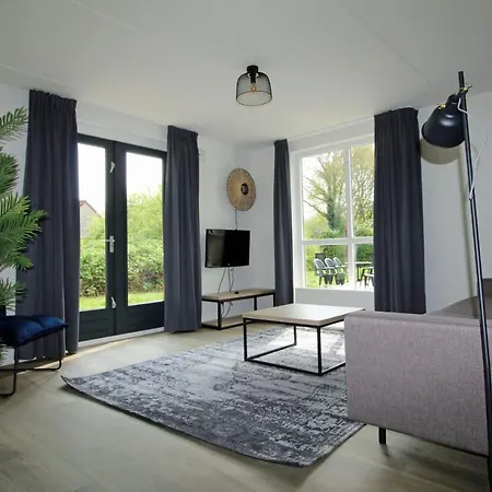 호텔 Broeckhuys Lakeview Vip Bungalows 6p With Sauna Aan Het Water Met Wijds Uitzicht